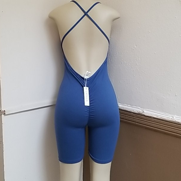 "April" Razorback Bodycon Romper - Picture 3 of 3